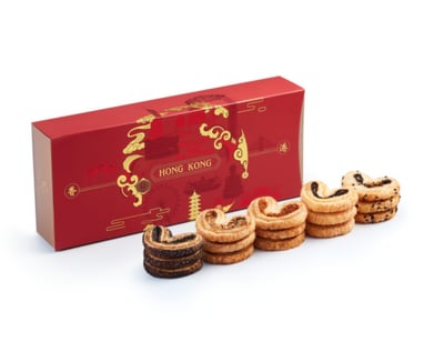 香港特色蝴蝶酥禮盒 (15件裝) Hong Kong-Style Assorted Palmiers Gift Box (15pcs)1