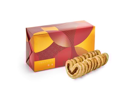 新年限定·金沙櫻花蝦蝴蝶酥禮盒 (10件裝) New Year Edition - Salted Egg & Sakura Shrimp Palmiers Gift Box (10pcs)1