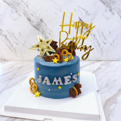 F020深藍星星造型2