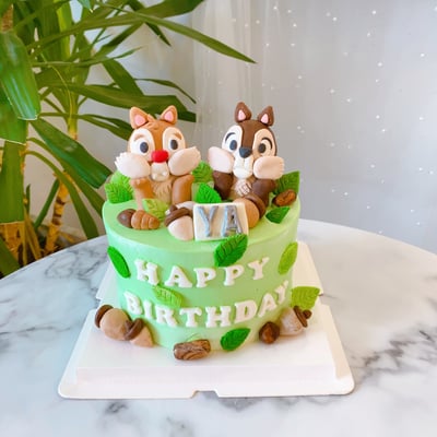 K033奇奇蒂蒂翻糖蛋糕1