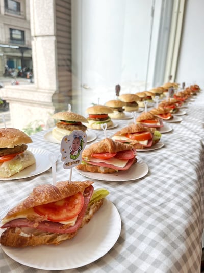 火腿起司可頌10個/組1