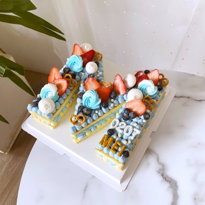 字母Ｍ(基本款/粉藍色)1