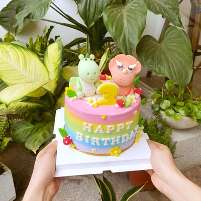 K007恐龍造型翻糖蛋糕1