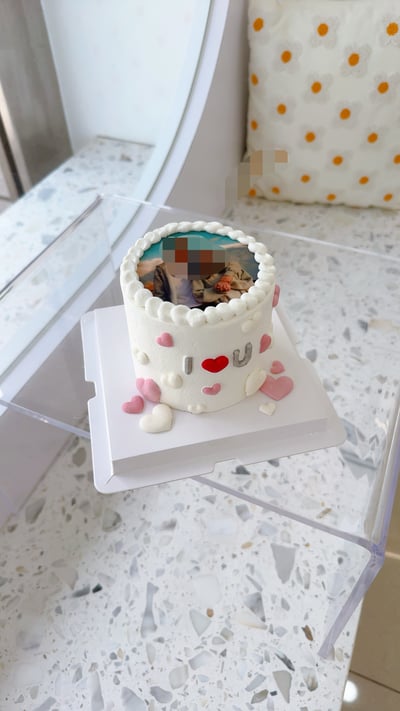 K073紀念日照片蛋糕1