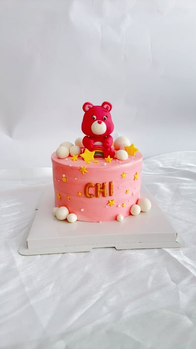 C047Carebears翻糖蛋糕1