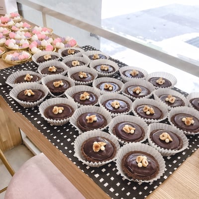 迷你榛果/香橙巧克力塔(15個)1