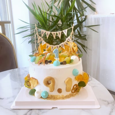 I004森林果乾周歲蛋糕1