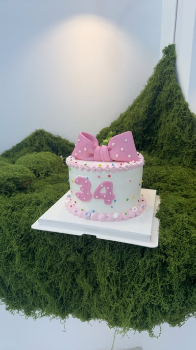 K088可愛粉色蝴蝶結1