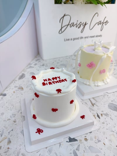 C059純白手繪蝴蝶結1