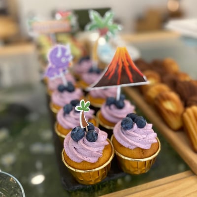 藍莓檸檬杯子蛋糕(10個)1