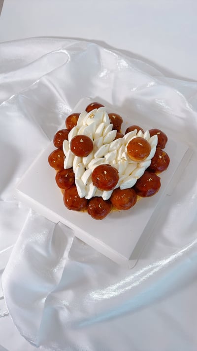 聖多諾黑泡芙（愛心）1