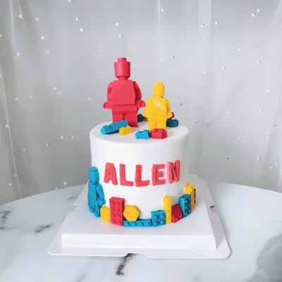 K028積木巧克力造型蛋糕1