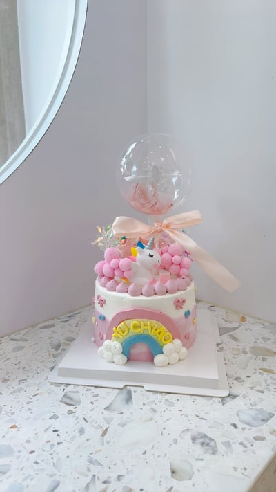 K085彩虹獨角獸氣球1