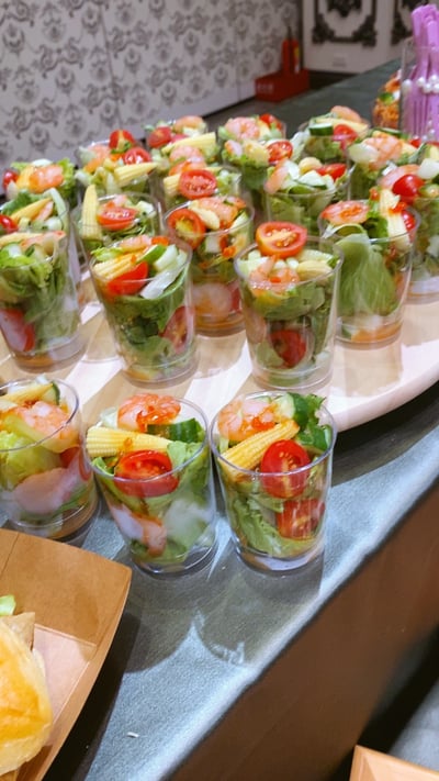 泰式鮮蝦沙拉杯10杯/組1