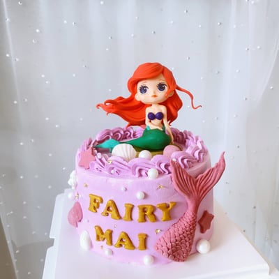 C002美人魚公仔造型蛋糕1