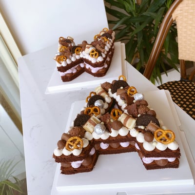 字母Ａ（巧克力款/粉紅）1