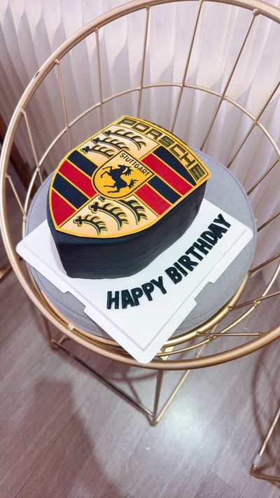 K076精品Logo 印刷蛋糕1