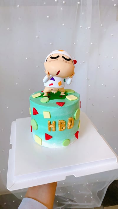 C021蠟筆小新公仔蛋糕1