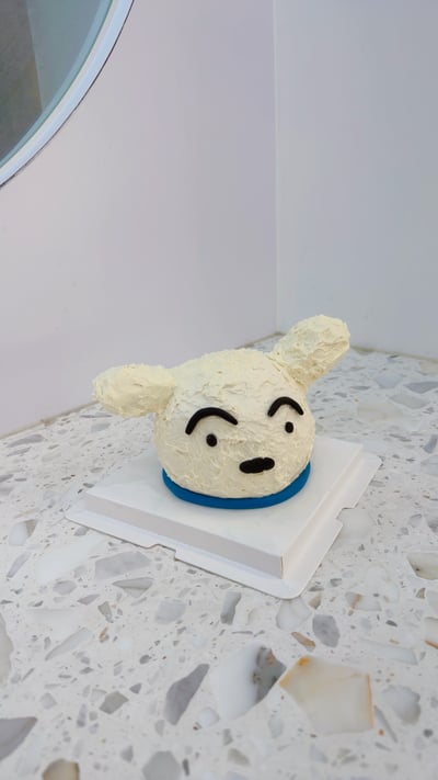 L013小白立體造型奶油霜1
