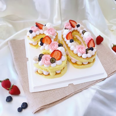 數字30（基本款/淺粉）1