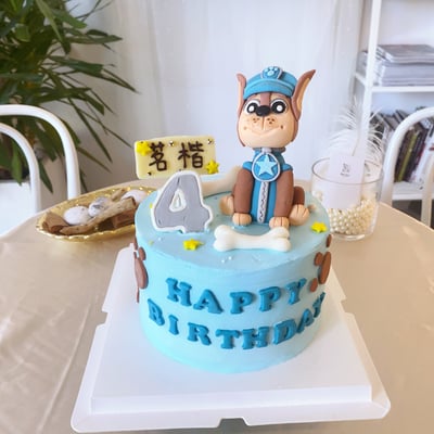 K008汪汪隊翻糖蛋糕1