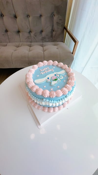 K075溫柔系大耳半平面翻糖1