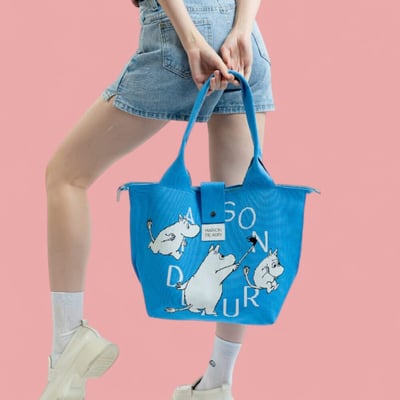 Poche Grande Moomin: Moomin 嚕嚕米 大口袋包3