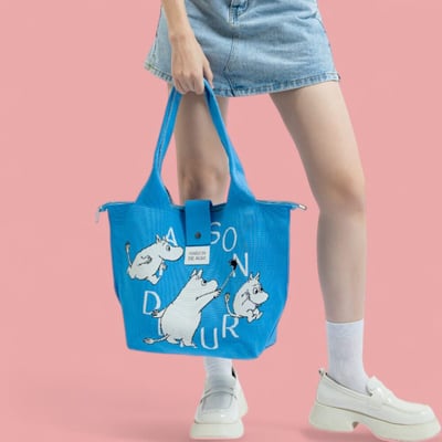 Poche Grande Moomin: Moomin 嚕嚕米 大口袋包7