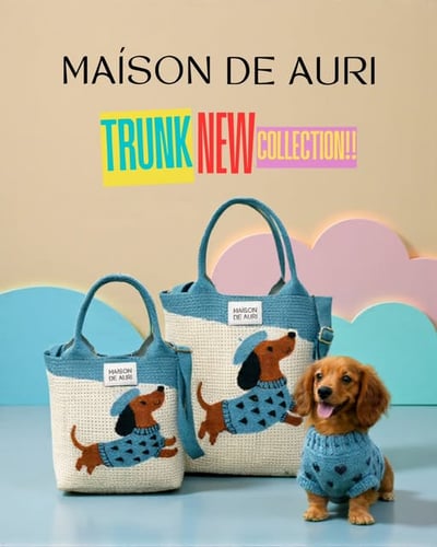 Trunk Mini Dachsie 臘腸抱抱 小提包2