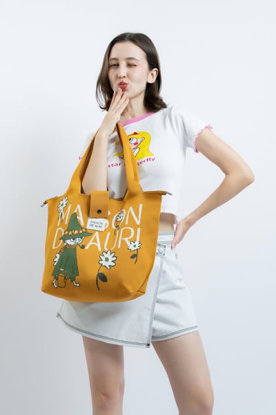 Poche Grande Moomin: Snufkin 阿金 大口袋包6