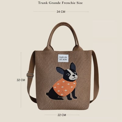 Trunk Grande Frenchie 法鬥點點大提包9