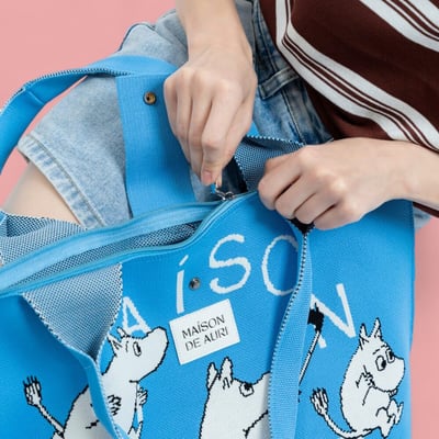Poche Grande Moomin: Moomin 嚕嚕米 大口袋包8