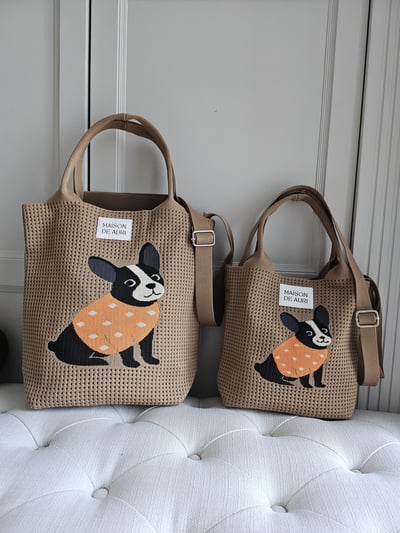 Frenchie Dot Mini 法鬥點點小提包3