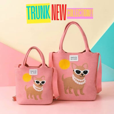 Trunk Grande Chiwawa 貴婦娃娃大提包8