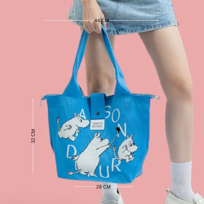 Poche Grande Moomin: Moomin 嚕嚕米 大口袋包9