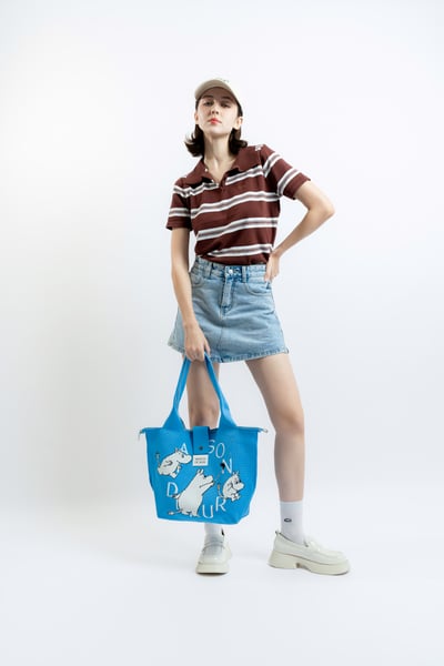 Poche Grande Moomin: Moomin 嚕嚕米 大口袋包2