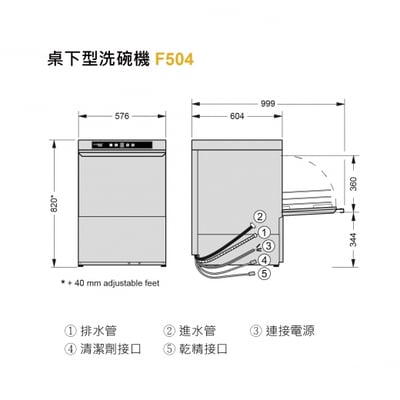 ecomax by Hobart F504 洗碗機 / 洗杯機2