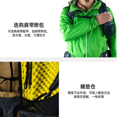 三峰出 3F 起點Pro輕量登山包 46+10L 高級灰10