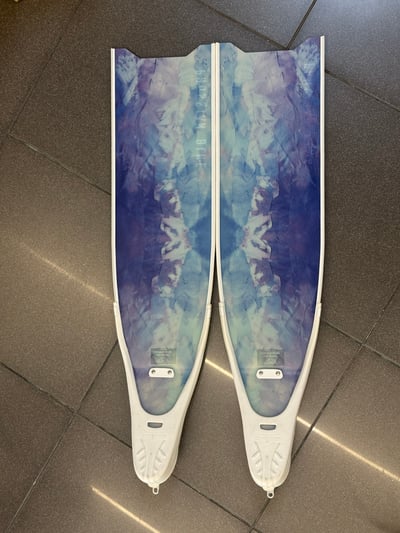 | 裝備寄賣 |普魯士藍 二手玻璃纖維蛙鞋  (店面展示中)3