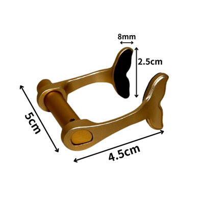 鋁合金魚尾自潛鼻夾 黑色4