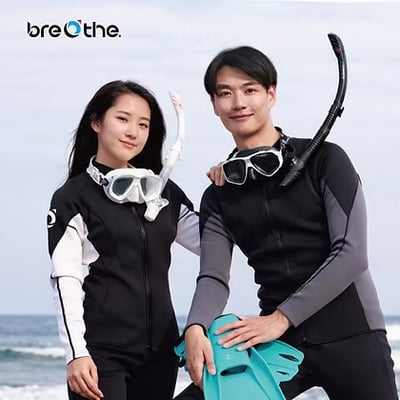 Breathe 水呼吸  水肺潛水(浮潛)度數雙面鏡 11-J7