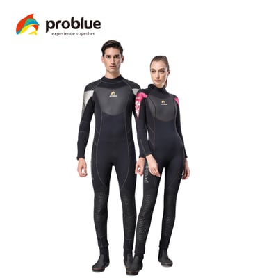 Problue 3mm連身防寒衣 局部超彈 男女款1