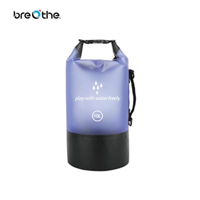Breathe 水呼吸 透光拼接單肩背防水袋 10L8