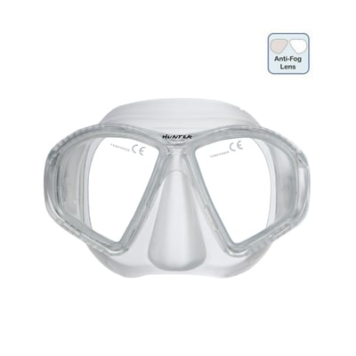 IST Hunter低容積防霧面鏡 白底透明框1