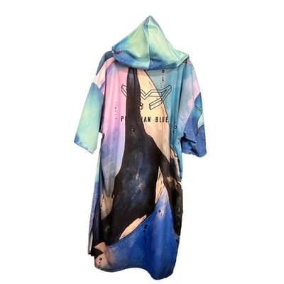 普魯士藍毛巾衣 靜謐的接觸3