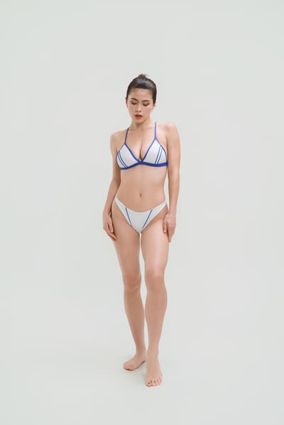TIMU   條紋高衩美臀褲10