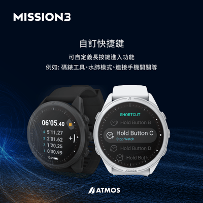 【現貨】 ATMOS MISSION3 潛水電腦錶3