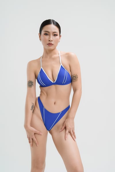 TIMU   條紋高衩美臀褲9