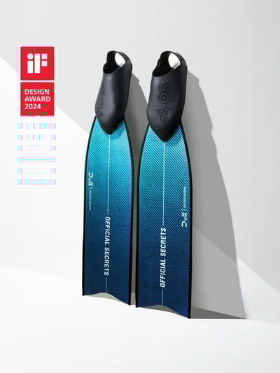 OS黑科技碳纖維蛙鞋 RAY 3D(光鍍款)3