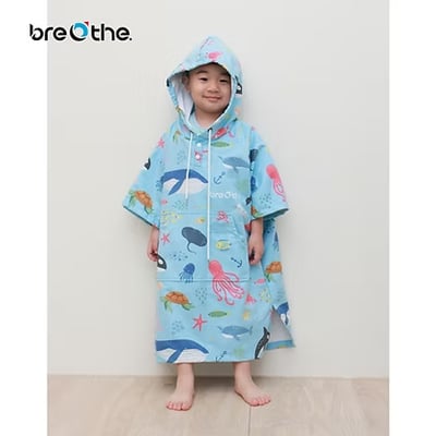 Breathe 水呼吸  兒童款毛巾衣(薄款)2